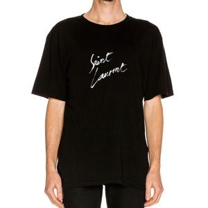 SAINT LAURENT Logo T shirt
